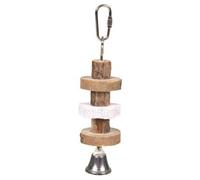 Trixie Natural Living - roues en bois, pierre de lave pour oiseaux 16cm