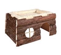 Trixie Natural Vivant Grands Tilde Cabane en Rondins Avec Lit-Nid, Neuf