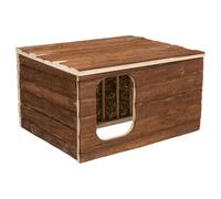 Trixie Natural Vivant Maison Hilke avec Intégré Étagère à Foin , Neuf