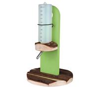 Porte-abreuvoir TRIXIE - sur pied - montage facile - idéal pour rongeurs et petits animaux - bois d'écorce naturel - ø 18 x 30 cm - 62126