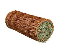 Trixie Naturel-Snack Tunnel de Pâturage Avec Heu, Ø 15 X 33 CM, Neuf