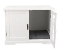 Trixie Niche D'interieur - Taille M - 73 X 53 X 53 Cm - Blanc - Pour Chien Et Chat