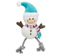 TRIXIE Jouet pour chien en forme de bonhomme de neige et émet des sons 41 cm