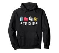 Trixie Nom de Chien personnalisé Trixie Pet Lover Sweat à Capuche