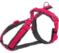 TRIXIE NOUVEAU Harnais trekking Premium, M : 53-64 cm/20 mm, Fuchsia/Graphite, chien