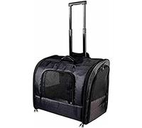 Trixie Sac à roulettes pour chat et chien Nylon Trolley Elegance 45 × 41 × 31 cm Noir