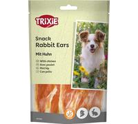 TRIXIE Oreilles de lapin au poulet - Friandise pour chien sans gluten - haute teneur en viande - 80 g - 31808