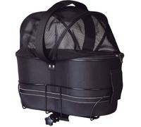 Trixie Panier pour vélo long pour porte-bagages larges Noir 29 x 49 x 60 cm