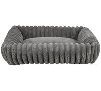 Trixie panier chien lonni velours côtelé carré gris 100 x 70 cm
