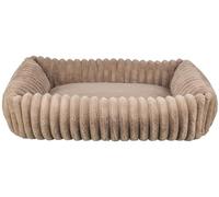 Trixie panier chien lonni velours côtelé carré marron clair 65 x 50 cm