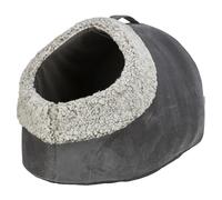 TRIXIE Panier pour Chat Igloo Calida avec Bras réfléchissants Gris/Blanc/Noir