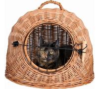 Trixie Panier pour chats en rotin avec porte
