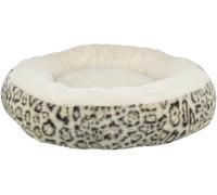 TRIXIE Panier pour Chien Leo Rond - Fond antidérapant - Crème - ø 50 cm