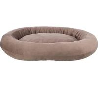 TRIXIE Panier pour Chien Ovale Talia 120 x 95 cm en Marron - Coussin Douillet pour Chien au Toucher Velours Fin - Panier pour Chien pour Grands Chiens - antidérapant et Lavable - 37836