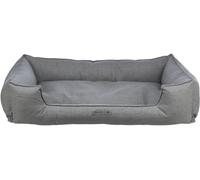 TRIXIE Panier pour Chien Talis 120 × 80 cm en Gris - élégant Panier en Tissu Douillet - Panier pour Chiens de Taille Moyenne - antidérapant et Lavable - 37580