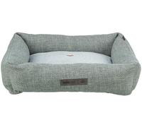 TRIXIE Panier pour chien Viviana - Coussin fixe - Bleu et gris - 80×60 cm