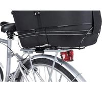 Trixie Panier pour vélo long pour porte-bagages larges Noir 29 x 49 x 60 cm
