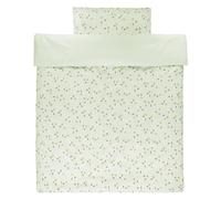 Trixie Parure de lit pour bébé en coton bio - Vert - 100 x 140 cm - Motif légumes