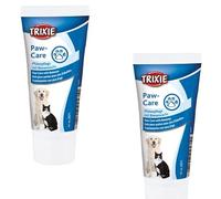 TRIXIE Paw-Care | Pack Double | 2 x 50 ML | Crème de Soin pour Les Pattes à la Cire d'abeille pour Chiens et Chats | pour Les Pattes gercées et irritées | Peut Aider à soigner Les Pattes