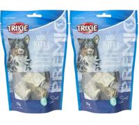 TRIXIE Peau de Poisson Blanc, en dés, 75 g (Lot de 2)