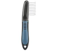 Trixie Démêleur de pelage 24161 – dents 3,5 cm, manche caoutchouté 18 cm – noir/bleu