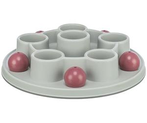 TRIXIE Pentagone Jeu de stratégie pour Chats - avec cavités et 5 Billes de Couverture - antidérapant - Lavable au Lave-Vaisselle - ø 28 cm - 45895