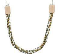 TRIXIE Perchoir corde pour oiseaux d'ornement - malléable grâce au renforcement du fil - avec fixation par vis - pur coton - 75 cm/ø 30 mm - 5162