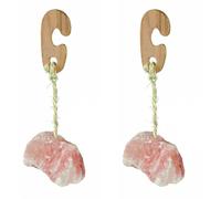 TRIXIE Pierre minéral, 100% sel de l'Himalaya, 60 g, cochons d'Inde, Lapins, (Lot de 2)