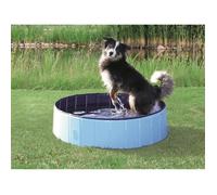 TRIXIE Piscine - Ø 160 × 30 cm - Bleu clair et bleu - Pour chien