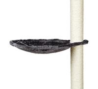 TRIXIE Hamac - Nid XL pour griffoir pour chat gris platinium peluche ø 40 cm
