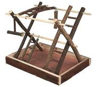 Trixie Plateau de jeux Natural Living 30 cm pour oiseau Brun G