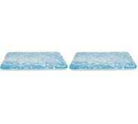 TRIXIE Plateau rafraîchissant pour Petits Animaux Bleu 28 x 20 cm (Lot de 2)