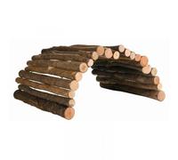 Trixie Pont en bois en bois rond, pour cochon d'Inde et lapin, 51 x 30 cm