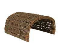 Trixie Pont en Osier pour Cochon d'Inde - 24 x 13 x 25 cm | Cachette abritée pour cage et enclos invite votre petit animal de compagnie à jouer, explorer et se blottir