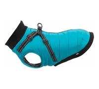TRIXIE Pontis en fourrure avec harnais pour chien Aqua
