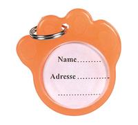 Trixie Porte Adresse Phosphorescent pour Chien Orange Diamètre 3,5 cm