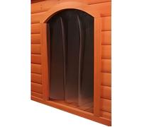 Trixie Porte plastique pour niche avec pignon