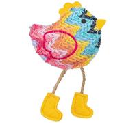 Trixie Poule en Peluche légère en Polyester pour Chats - 11 cm