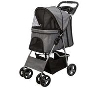 Trixie Poussette Pliable Pour Animaux De Compagnie Gris