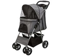 Trixie Poussette Pliable Pour Animaux De Compagnie Gris