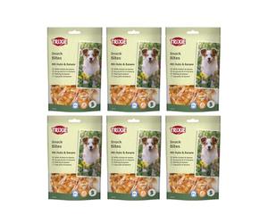 Trixie Premio Banana Chicken | Pack de 6 | 6 x 100 g | Aliment complémentaire pour Chiens | avec Poulet et Banane | 61% de teneur en Viande | Formule sans Gluten | sans Sucre ajouté