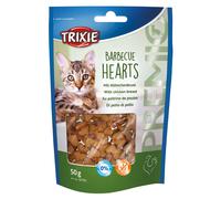 TRIXIE Friandises pour Chat Premio Hearts - Barbecue Hearts - 50 g