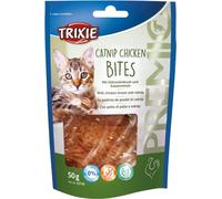 TRIXIE Premio Catnip bouchées au Poulet pour Chat 50 g