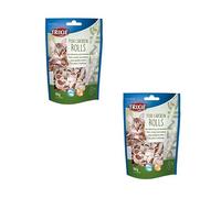 Trixie Premio Fish Chicken Rolls | 50 g | Complément alimentaire pour chats | Au poulet et au colin | Sans gluten, sans sucres ajoutés | Sachet refermable