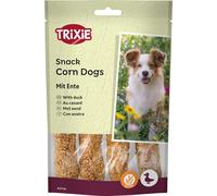 Trixie Friandises pour chiens Corn Dogs au canard et peau de bœuf Sans gluten 4 pièces 100 g