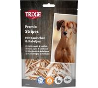 Trixie PREMIO Stripes Lapin & Cabillaud – Sans gluten, Sans sucre ajouté – 100 g