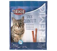 Trixie Friandise pour chat Premio Stick Quintett Saumon/Truite 5 × 5 g