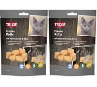 Trixie Premio Rouleaux au Poulet et au Fromage, 50 g (Lot de 2)