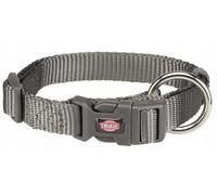 Trixie PREMIUM Collier - Graphite Taille : S-M:30-45cm/15mm