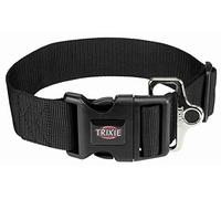 TRIXIE Premium Collier - M-L: 40-60 cm/50 mm, Noir